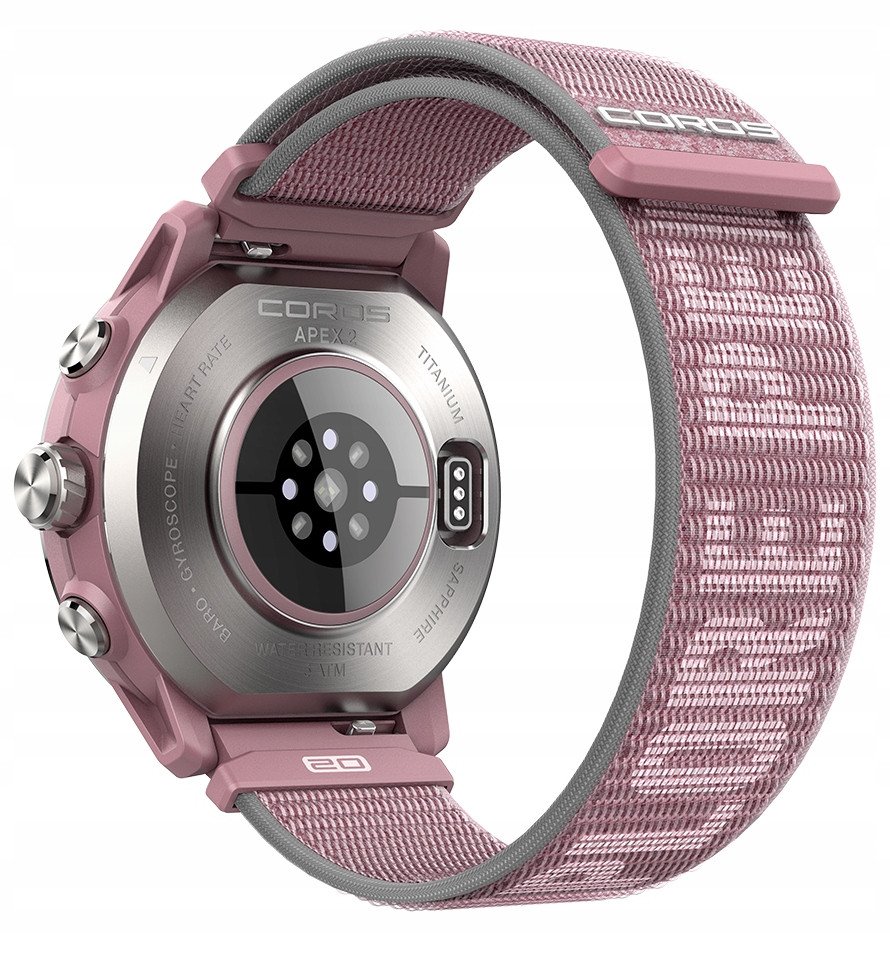 Ora sportive Coros APEX 2, GPS, rrip najloni, rozë Dusty Pink