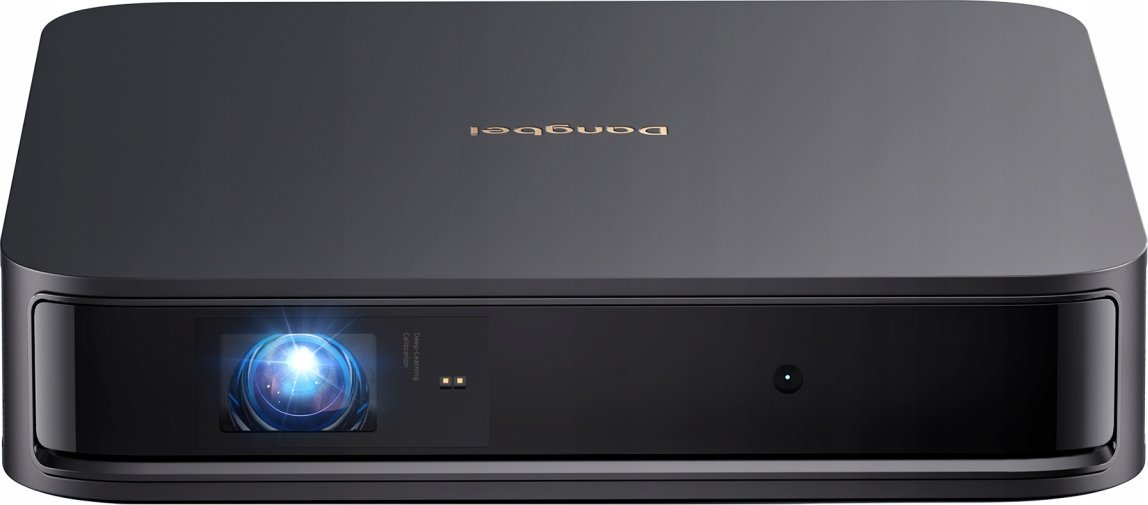 Projektor inteligjent Dangbei Atom, Google TV, lazer, bundle me mbajtëse, i bardhë