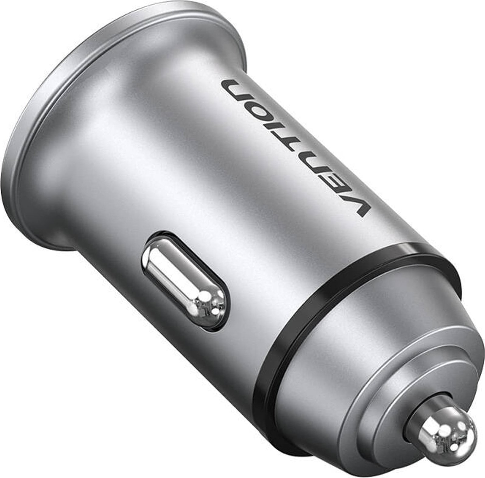 Karikues veture Vention Two Port USB A C, 20W, 2 porta, gri