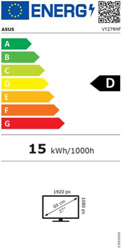Monitor ASUS VY279HF, 27", IPS, FHD, i zi