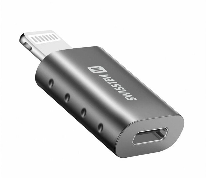 [OUTLET] Përshtatës / reduktues SWISSTEN Lightning - USB-C (M/F)