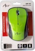 Maus Art MYART, wireless, USB, i zi dhe i gjelbërt