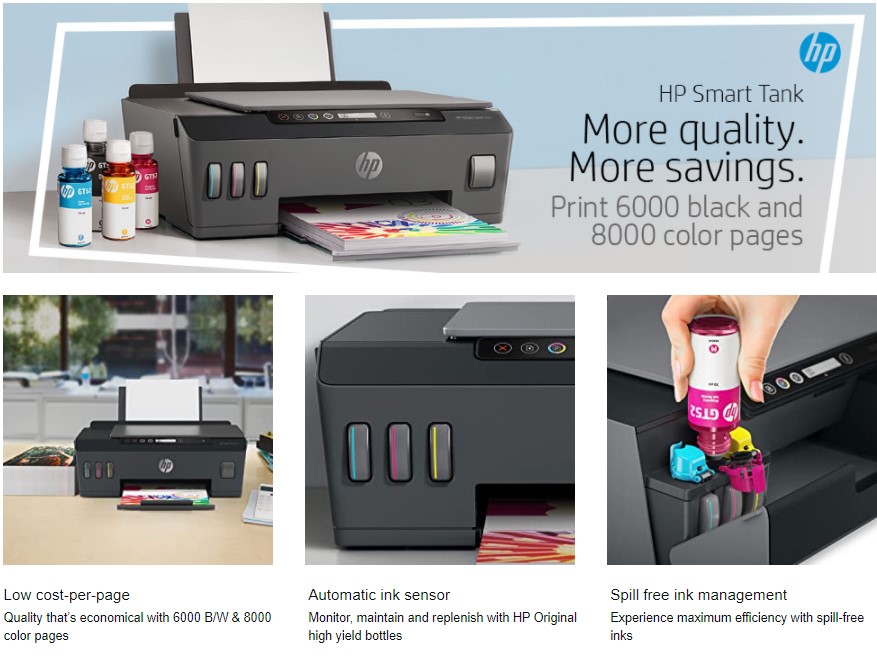 Printer HP Smart Ink Tank 500 AiO