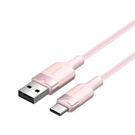 Kabllo USB Vention, USB A në USB C, 3A, 2m, rozë