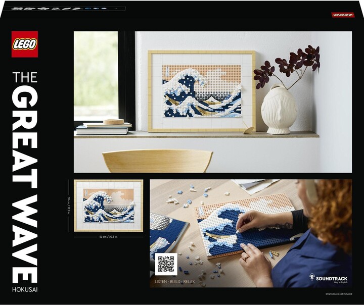 Set LEGO® Art 31208 Hokusai - The Great Wave, 1810 pjesë