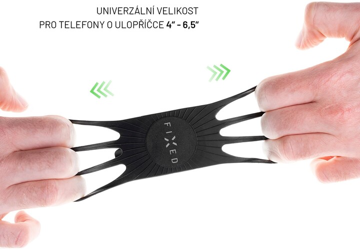 Mbajtëse për celular FIXED, e zezë