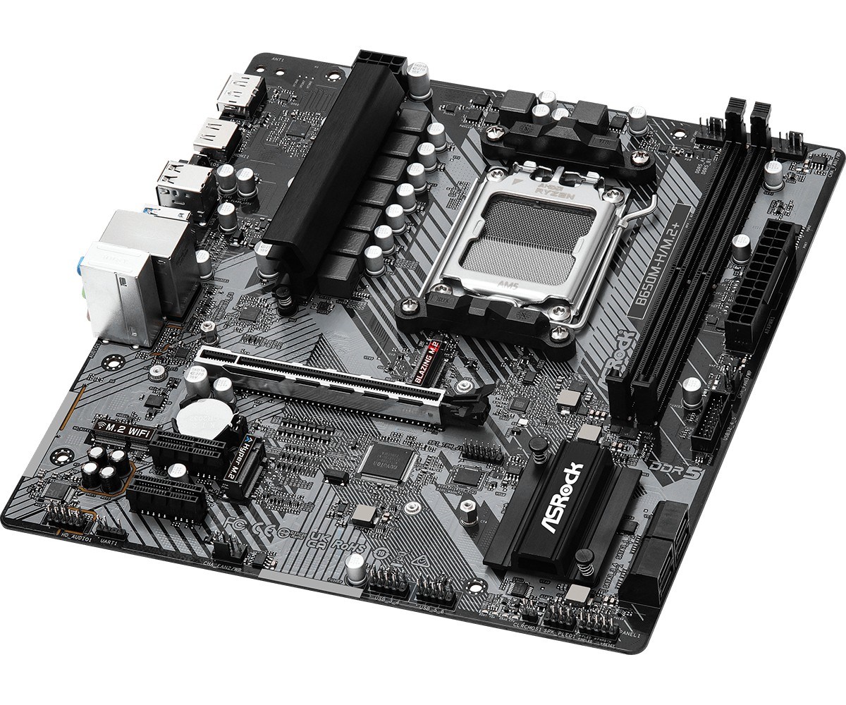 Pllakë amë ASRock B650M-H/M.2+