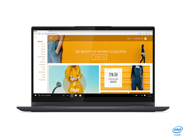 Laptop Lenovo Yoga 7 14ITL5, 14", Intel Core i5, 8GB RAM, 512GB SSD, Intel Iris Xe Graphics, gri