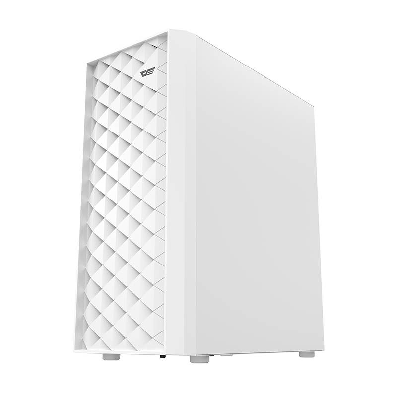 Kasa PC Darkflash DK351, ATX mid tower, xham i temperuar, e bardhë