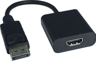 Adapter video Value 12.99.3162, DisplayPort në HDMI, 0.15 m, i zi