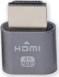 Adapter HDMI MicroConnect HDMI-DUMMY, 4K, HDMI 2.0, argjendtë
