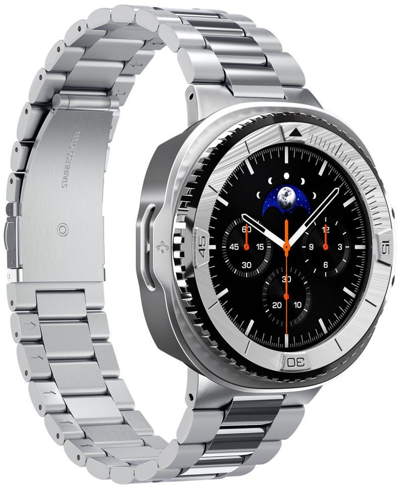 Unazë mbrojtëse Spigen Bezel Tune Pro Pilot, për Samsung Galaxy Watch 8 Classic 46mm, argjendtë