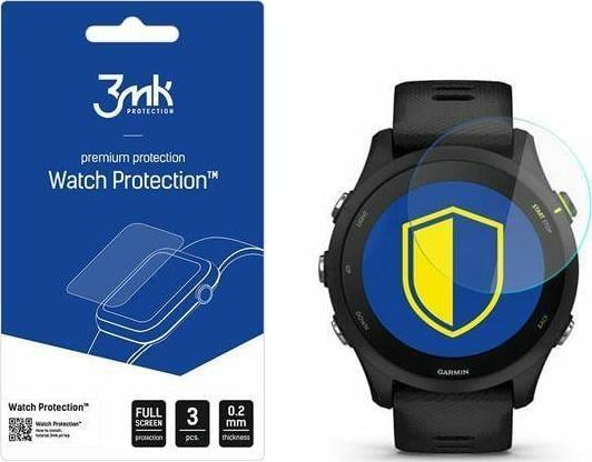 Xham mbrojtës hibrid 3MK FlexibleGlass, për Garmin Forerunner 255, transparent