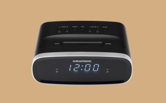 Радио аларм Grundig GPR1230, LED екран, FM, црн