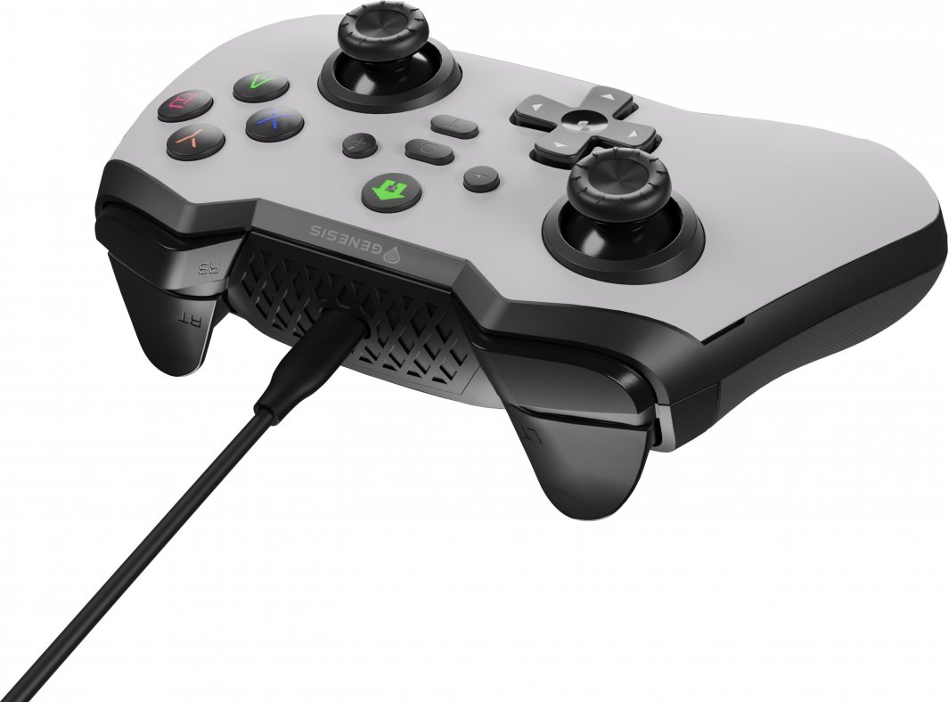 Kontroller Genesis Mangan 300, me kabllo, i bardhë