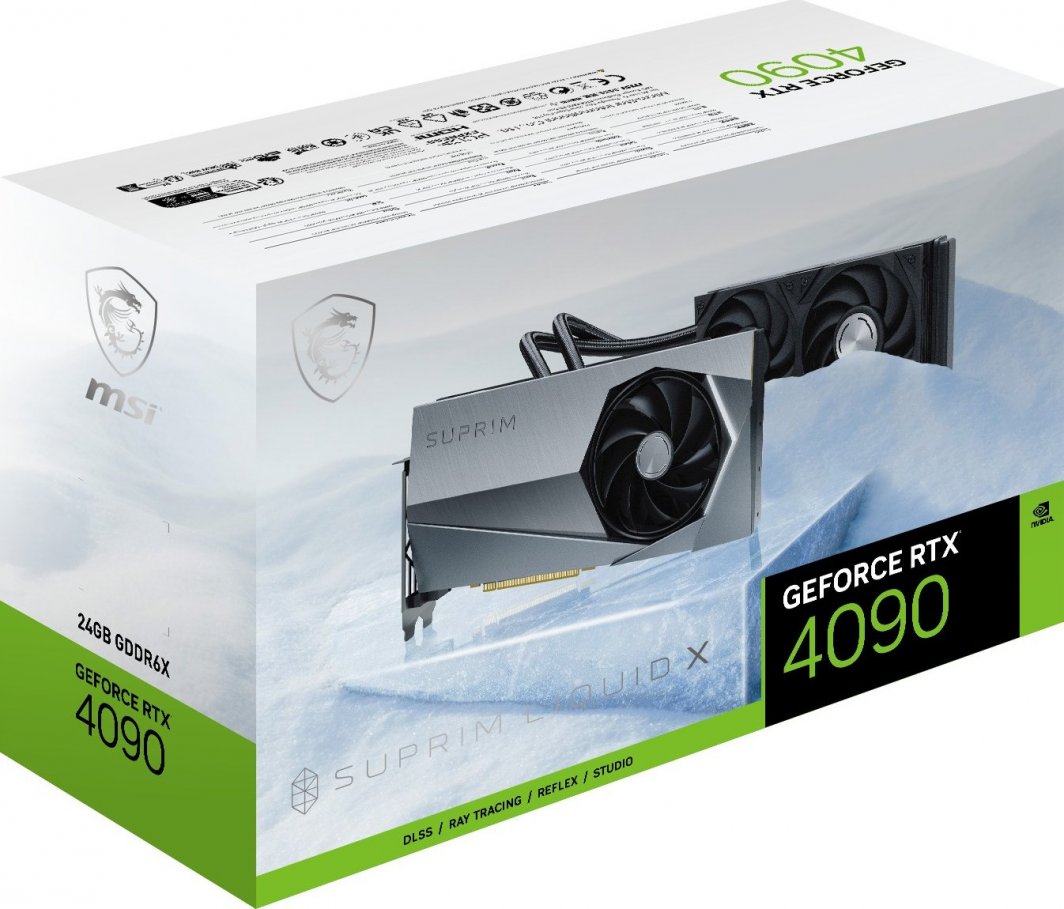 Kartelë grafike MSI GeForce RTX 4090 Suprim Liquid X 24GB GDDR6X