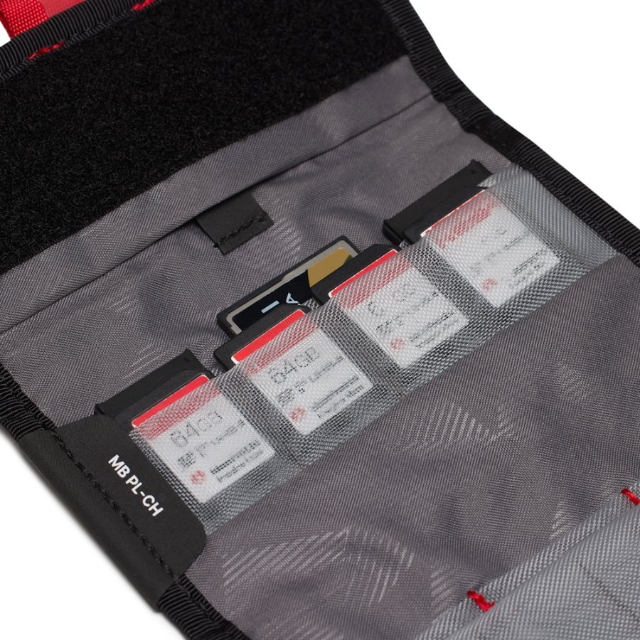 Mbajtëse kartelash Manfrotto Pro Light, 9x CFexpress, 12x SD, e zezë