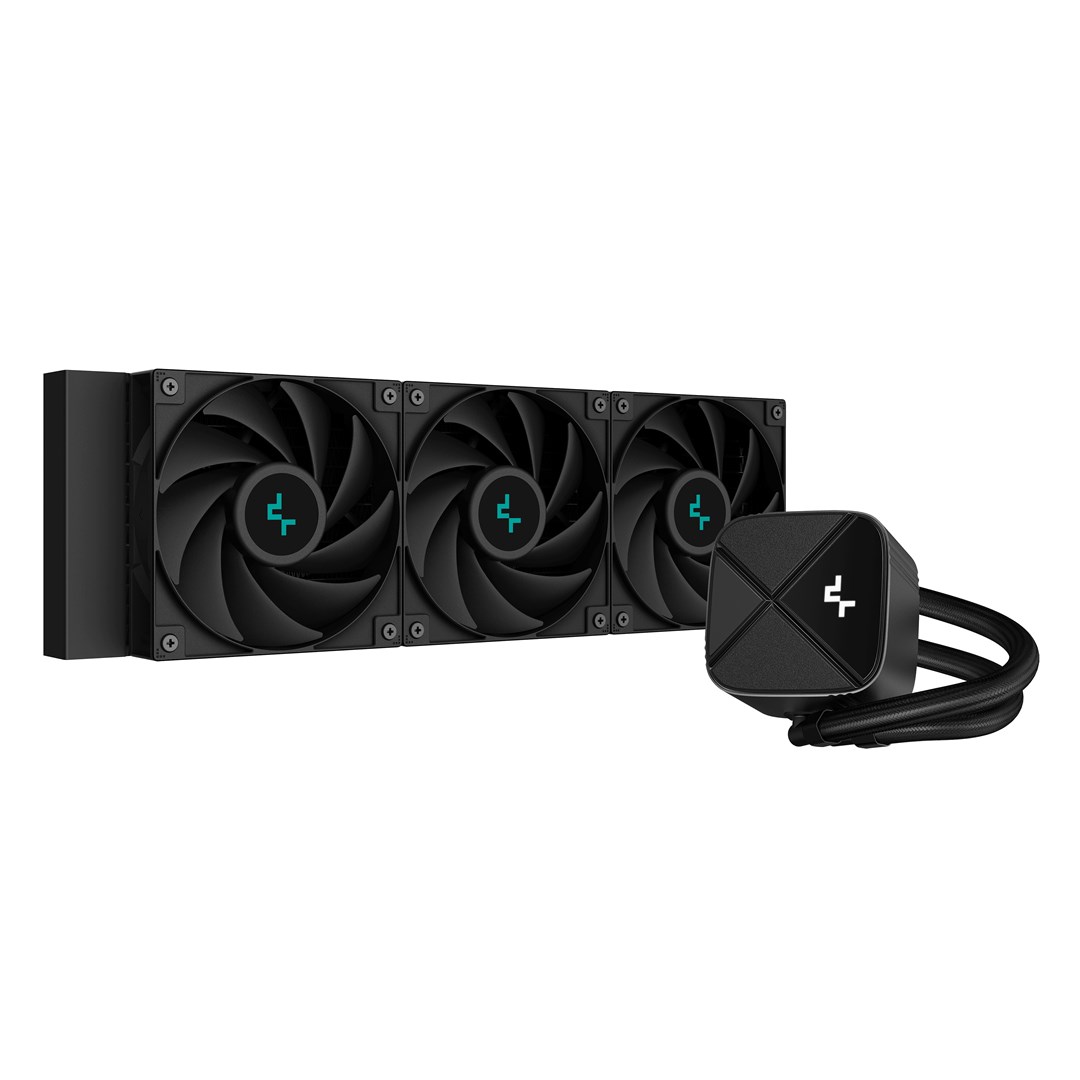 Ftohës me ujë Deepcool LS720S Zero Dark, 120mm, i zi