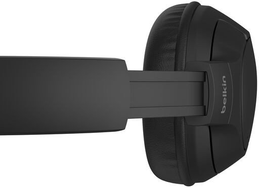 Слушалки Belkin AUD009HQBK, безжични, блутут, USB C, црни