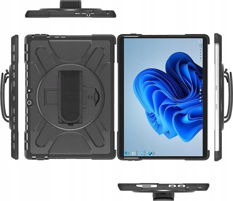 Mbulesë tablet ESTUFF ES68290012, 8.7", me rrip dore, e zezë