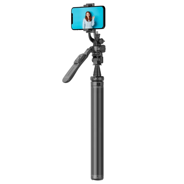 Tripod me stabilizues Proove Elevate X, 205 cm, me telekomandë, i zi