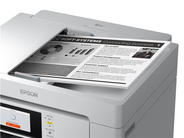Printer multifunksional Epson EcoTank M15180, 3 në 1, A3, WiFi, i bardhë