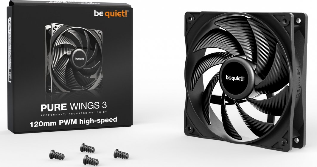 Ftohës be quiet! Pure Wings 3 PWM high-speed, 120 mm
