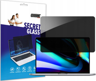 Mbrojtës ekrani Grizz SecretGlass për Apple MacBook Pro 16" 2019, xham hibrid, privacy, mat