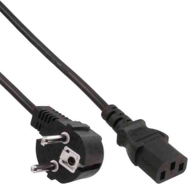 Kabllo energjie InLine, Schuko-C13, 2.5 m, e zezë
