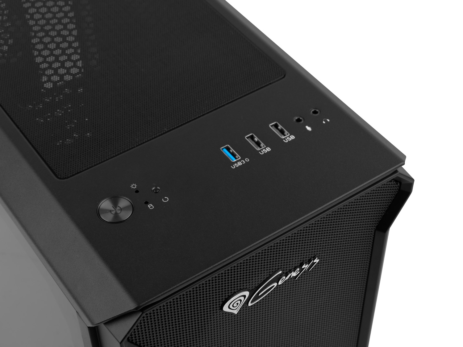 Kasë për PC Genesis IRID 503, e zezë