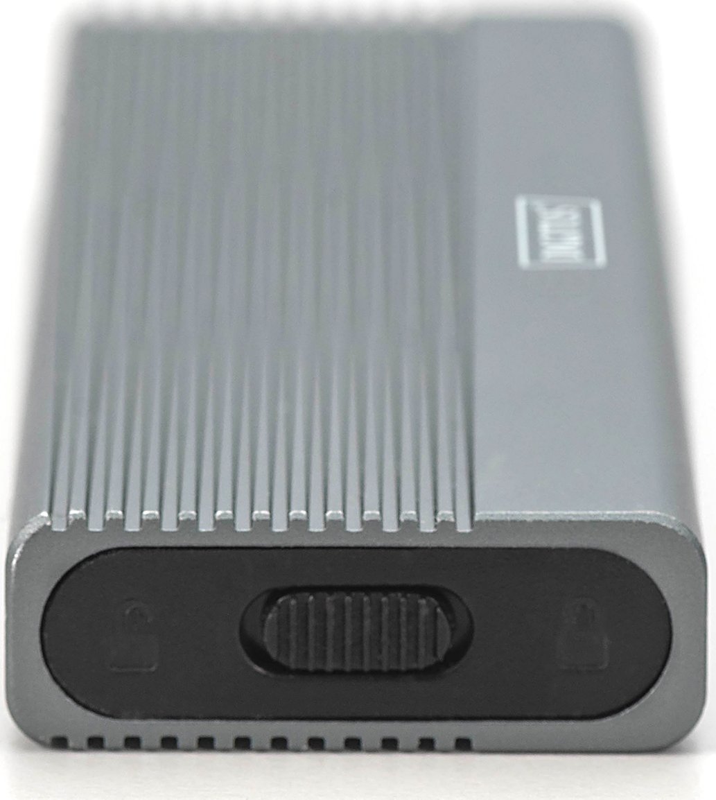 Kuti e jashtme SSD M.2 Digitus DA-71154, SATA 6Gbps, USB 3.0, argjendtë