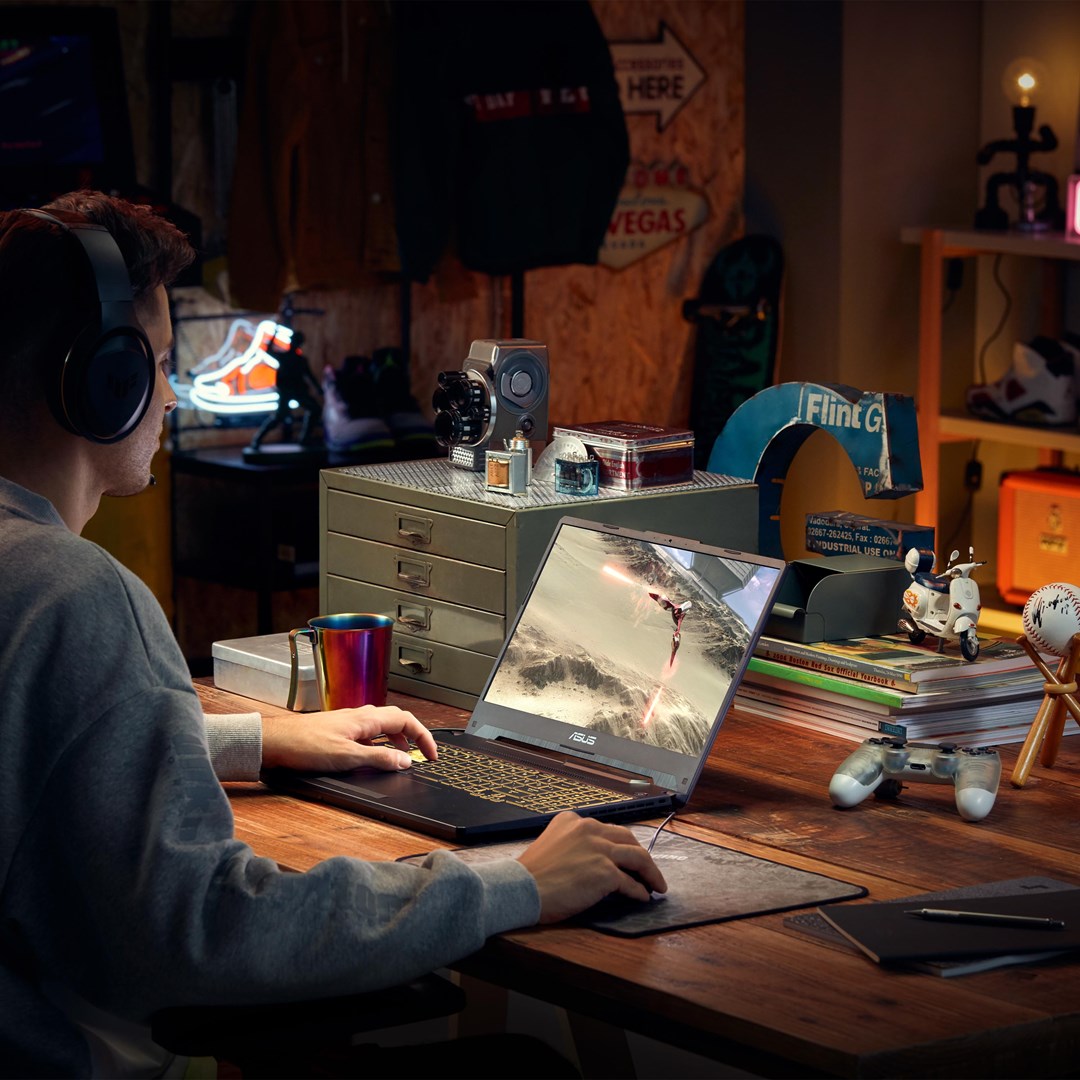 Laptop ASUS TUF Gaming A15 FA506NC-HN002W, 15.6", AMD Ryzen 5 7535HS, 8GB DDR5, 512GB SSD, NVIDIA GeForce RTX 3050, i zi