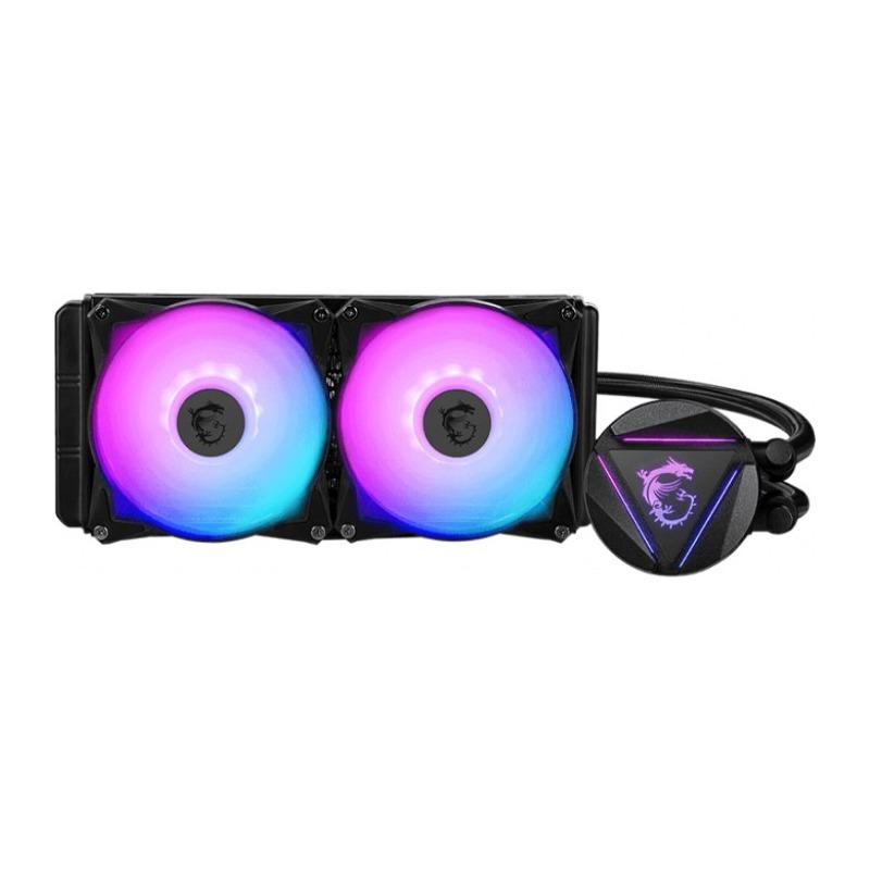 Ftohës uji për procesor MSI MAG CoreLiquid 240R V2, radiator 240 mm, ARGB, i zi