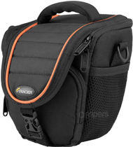 Çantë aparati Fancier Alpha 10, holster kompakte, rezistente ndaj ujit, e zezë