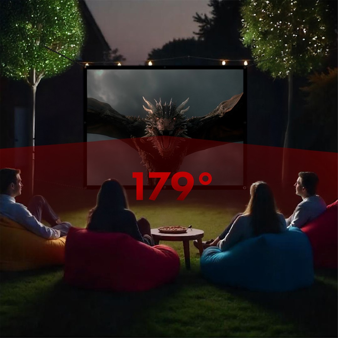 Ekran projektori Maclean MC-166, 84", 4:3, i bardhë