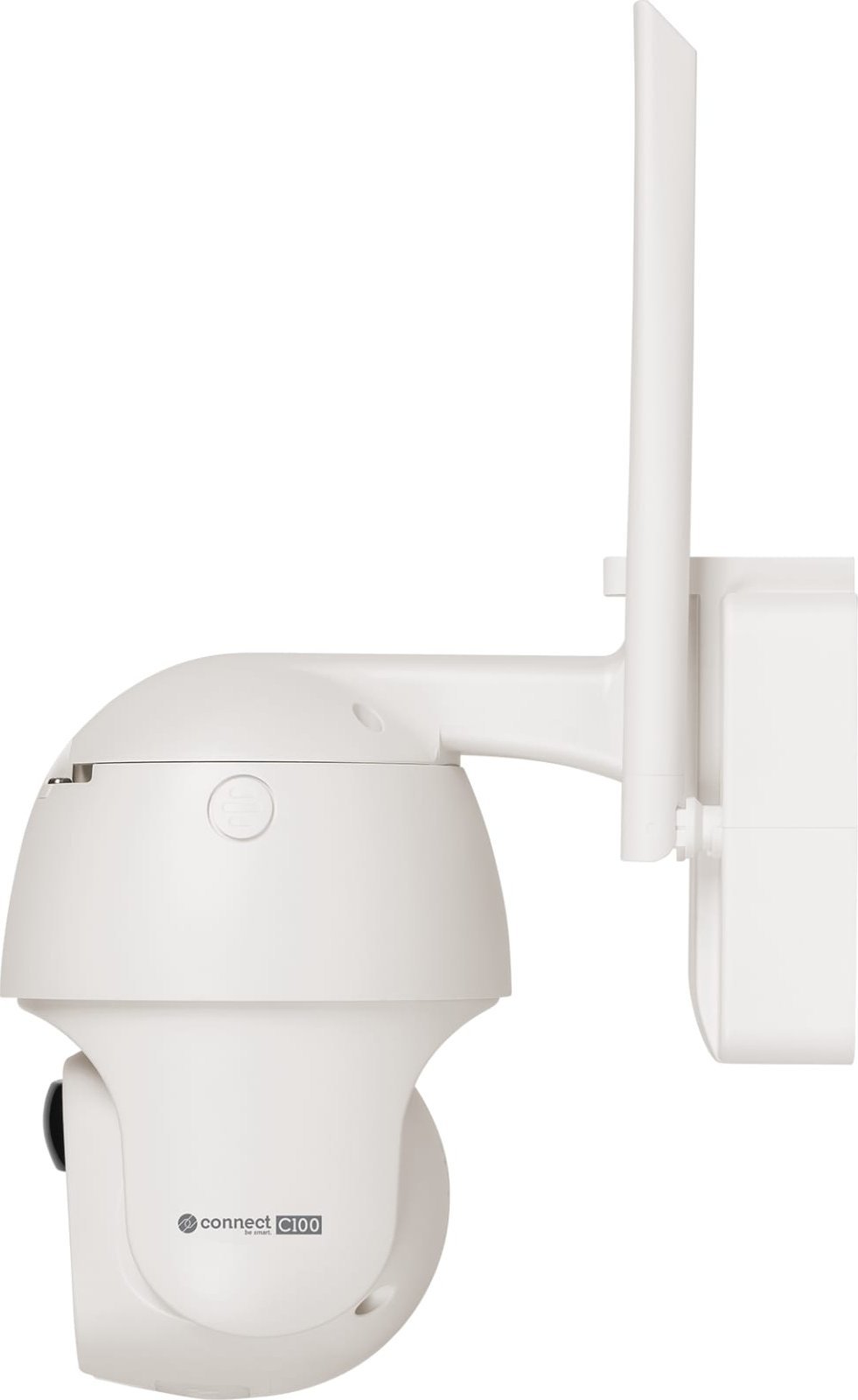 Kamerë sigurie 4G Kruger&amp;Matz Connect C100, floodlight, solare, e bardhë