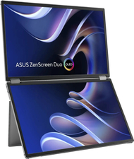 Пренослив монитор ASUS ZenScreen Duo OLED MQ149CD, 14\", WUXGA, сребрен