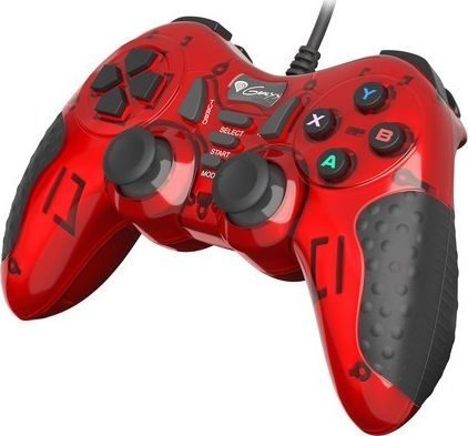 Gamepad Genesis Mangan 200, 180cm, i zi / kuq