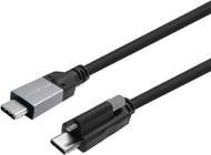 Кабел УСБ-Ц Vivolink, со завртка до УСБ-Ц, 10m, 10 Gbps, црн