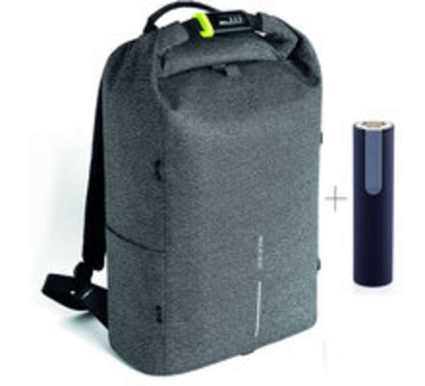 Çantë për laptop 15.6'' dhe tablet 12.9'' XD Design Bobby Urban, ngjyrë hiri