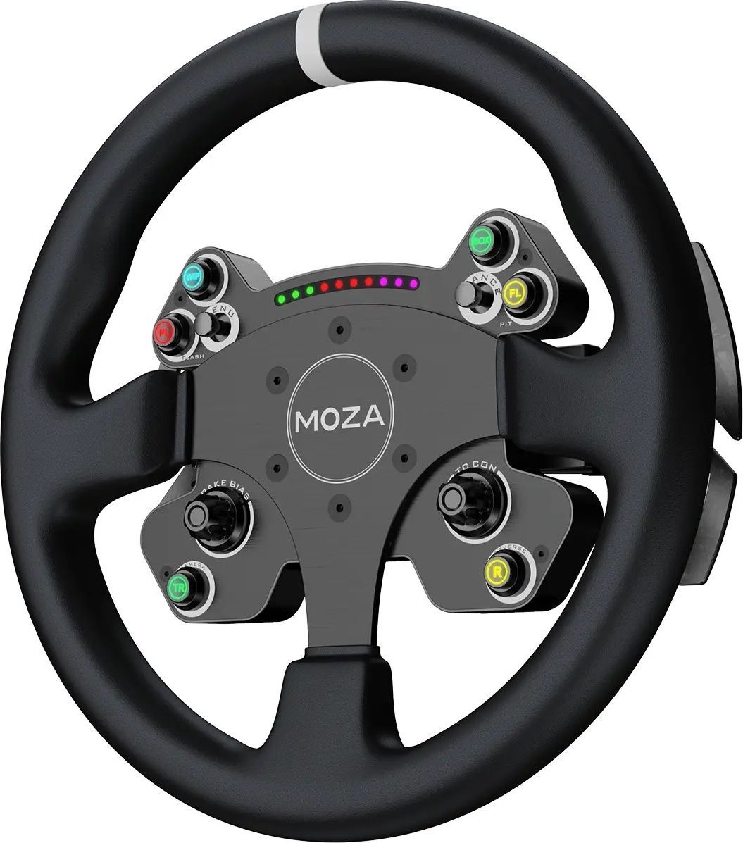 Tрива MOZA Racing CS V2P RS057, 33 cm, RGB, црна