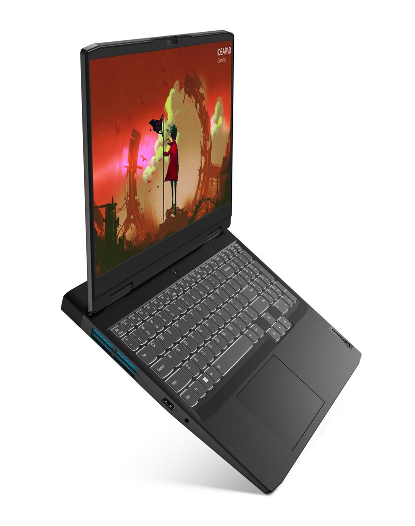 Laptop Lenovo IdeaPad Gaming 3, 15.6", AMD Ryzen 7, 16 GB RAM, 512 GB SSD,NVIDIA GeForce RTX 3050, i hirtë