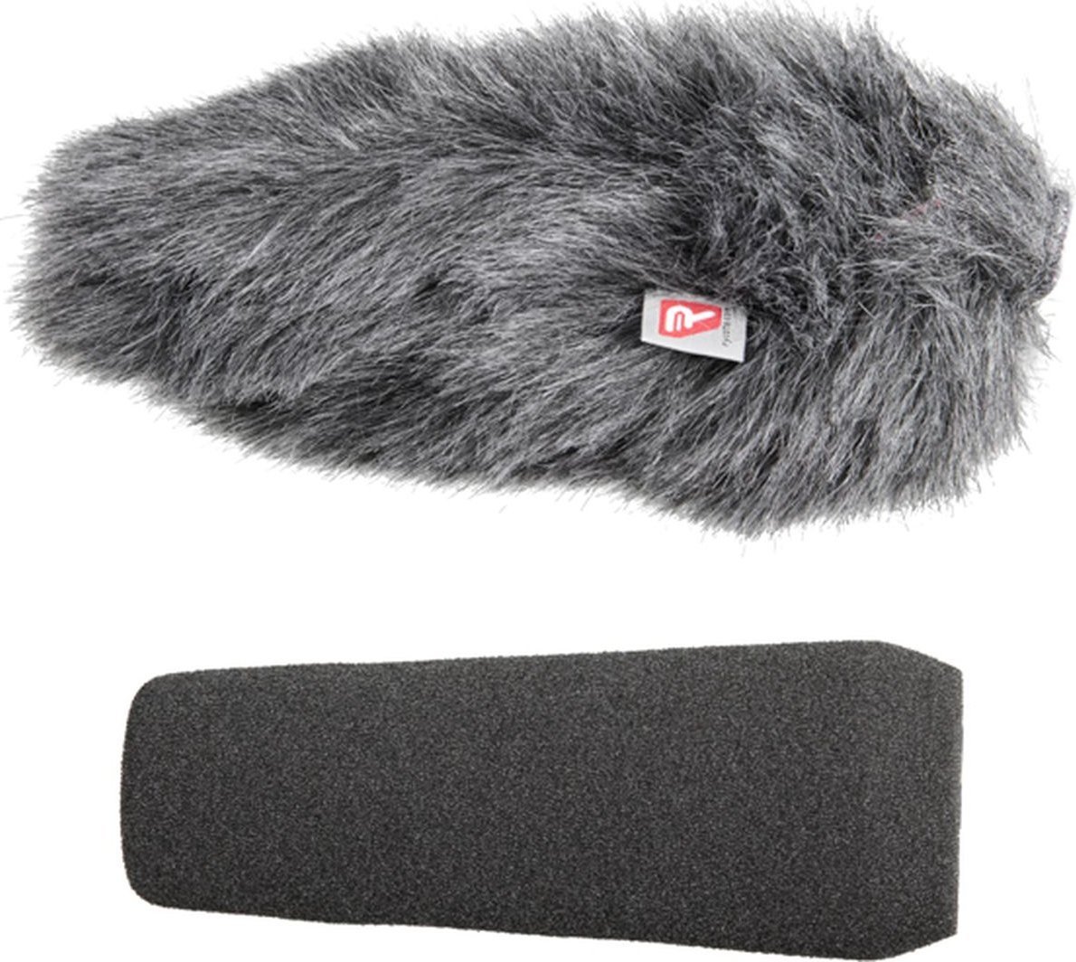 Aksesor mikrofonik Rycote 12cm SGM Foam and Windjammer 24/25, për mikrofon shotgun, i zi
