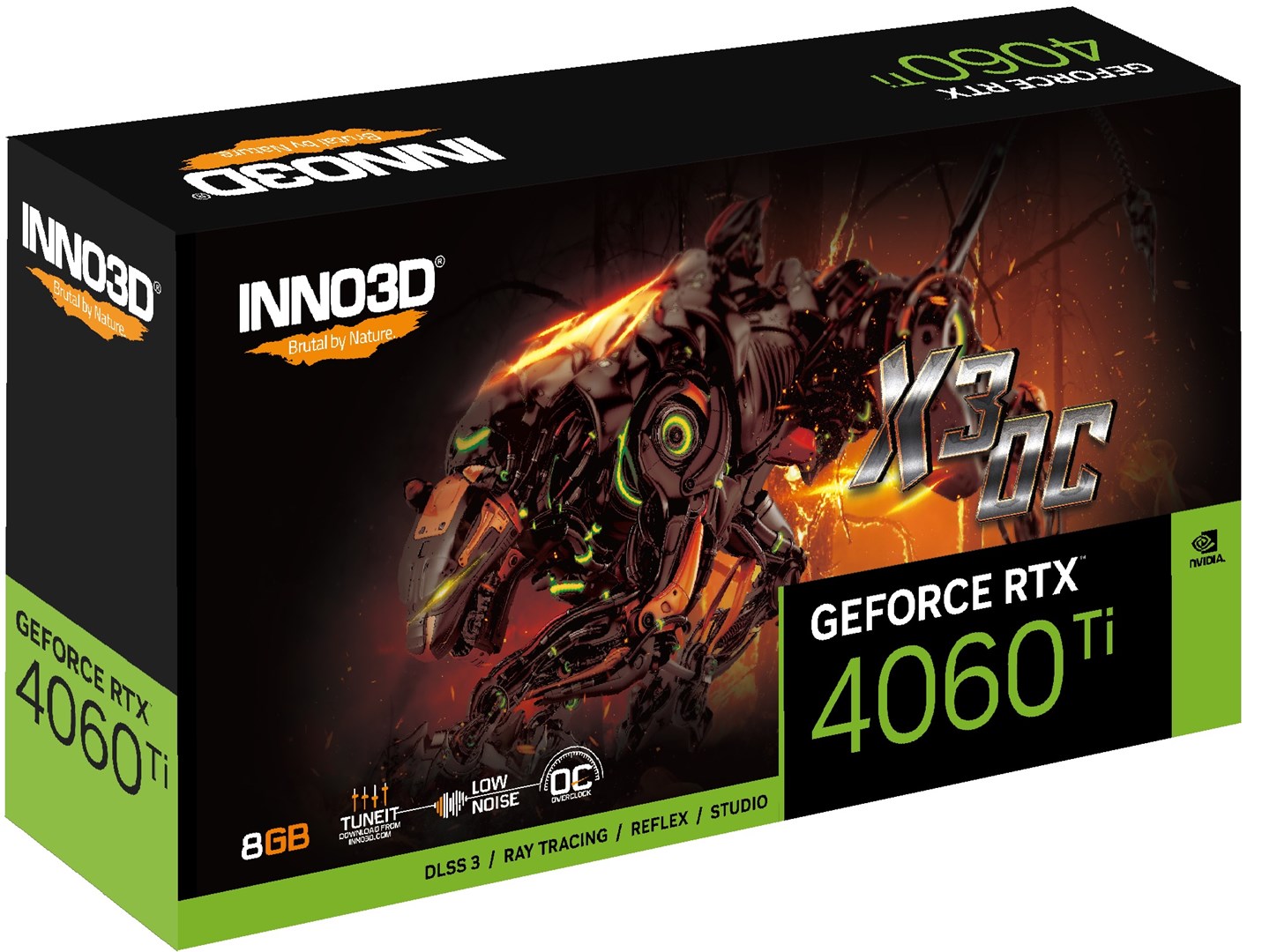 Kartelë grafike Inno3D GeForce RTX 4060 Ti X3 OC 8GB GDDR6
