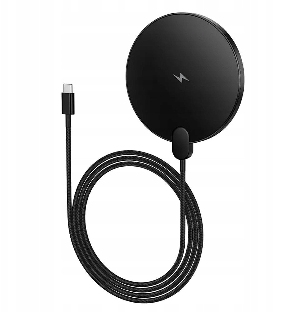 Karikues wireless Hoco CW62, 15W, me ekran dixhital, i zi