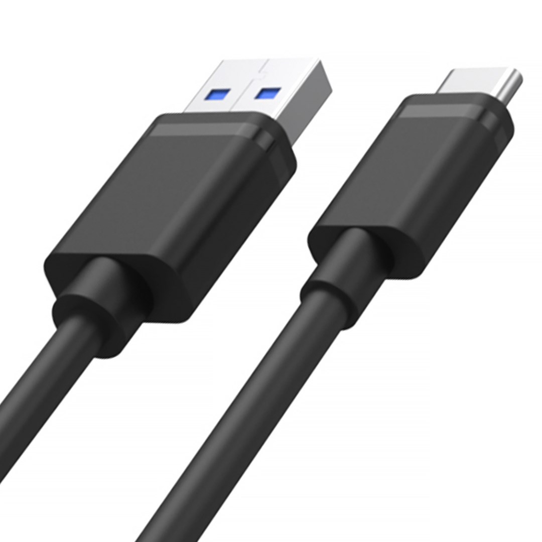 Kabllo Unitek, USB-A / USB-C, 0.5 m, e bardhë