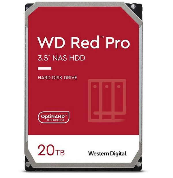 Hard disk Western Digital Red Pro, 20TB, 3.5", 7200RPM, 512MB Cache
