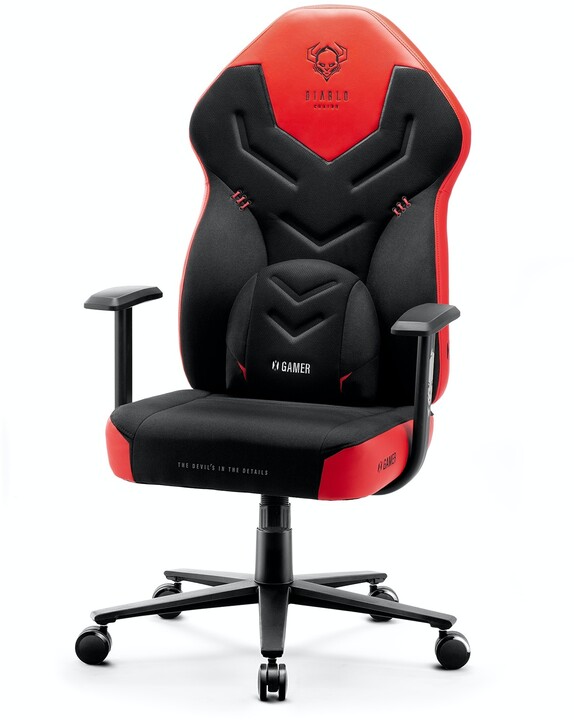 Karrige Diablo X-Gamer 2.0, e zezë / kuqe