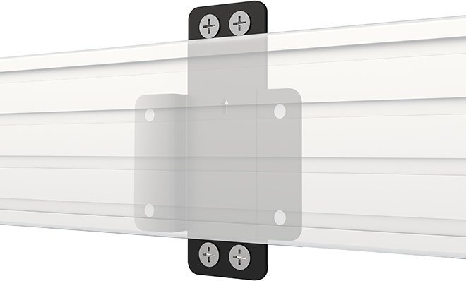 Bravë montimi për video wall B-Tech BT8390-WFK2/B, për mure dhe shtylla, metal 5 mm, e zezë