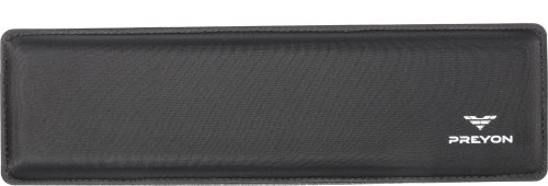 Mbështetëse dore për tastierë Preyon Falcon Soft, 35x10x2.5 cm, e zezë